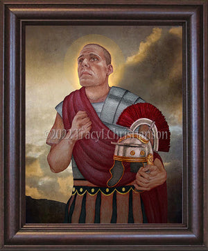 St. Longinus the Centurion Framed Art