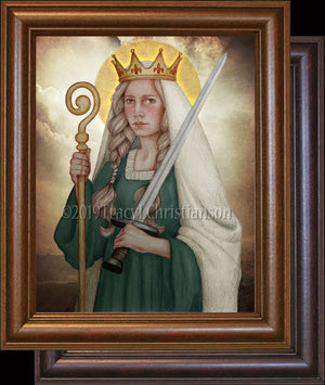 St. Winifred Framed