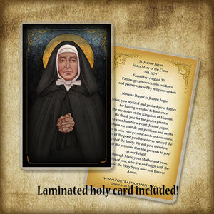 St. Jeanne Jugan Pendant & Holy Card Gift Set