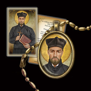 St. Anthony Mary Zaccaria Pendant & Holy Card Gift Set