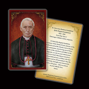 St. Giovanni Battista Scalabrini Holy Card
