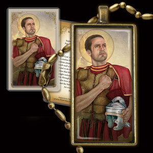 St. Cornelius the Centurion Pendant & Holy Card Gift Set