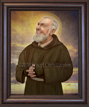 St. Padre Pio (C) Framed