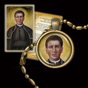 St. Toribio Romo Gonzalez Pendant & Holy Card Gift Set