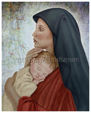 Madonna & Child (O) Print