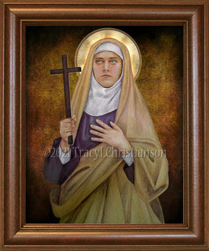 St. Lea of Rome Framed Art