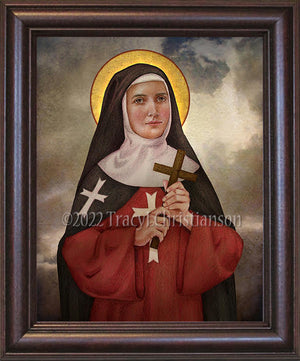 St. Flora of Beaulieu Framed Art