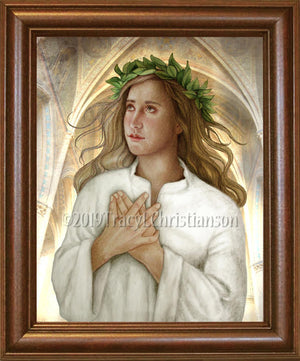 St. Christina the Astonishing Framed