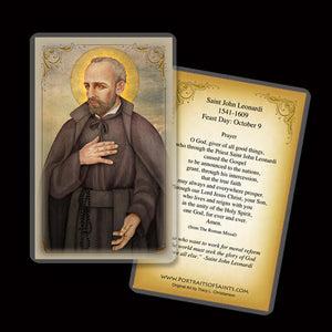 St. John Leonardi Holy Card