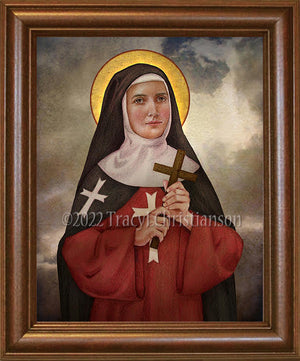 St. Flora of Beaulieu Framed Art