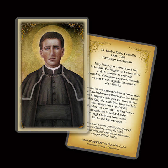 St. Toribio Romo Gonzalez Holy Card - Portraits of Saints