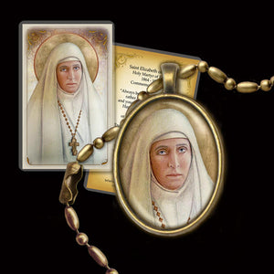 St. Elizabeth of Russia (St. Ella) Pendant & Holy Card Gift Set