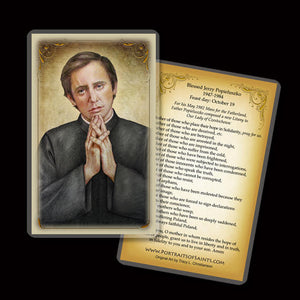 Bl. Jerzy Popieluszko Holy Card