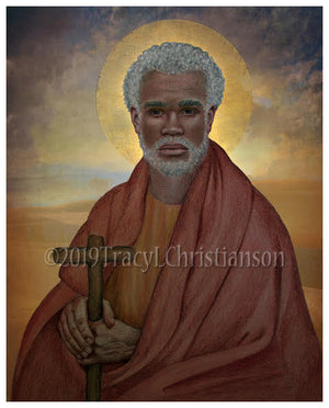 St. Moses the Black (The Ethiopian) Print