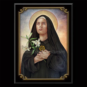 St. Mariana de Jesus Plaque & Holy Card Gift Set