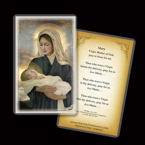 Madonna & Child (P) Holy Card