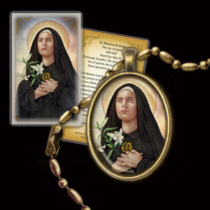 St. Mariana de Jesus Pendant & Holy Card Gift Set