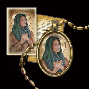 St. Hannah Pendant & Holy Card Gift Set