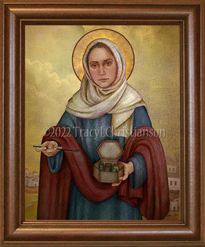 St. Hermione of Ephesus Framed Art