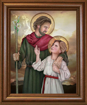 St. Joseph, Protector of Christ Framed