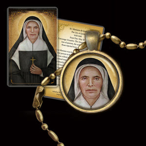 St. Theodore Guerin Pendant & Holy Card Gift Set