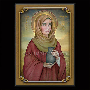 St. Joanna wife of Chuza Plaque & Holy Card Gift Set