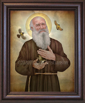 St. Conrad of Piacenza Framed