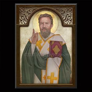 St. Cyril of Jerusalem Plaque & Holy Card Gift Set