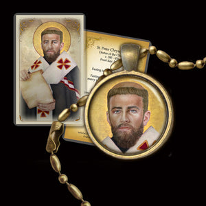 St. Peter Chrysologus Pendant & Holy Card Gift Set