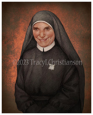 Mother Thecla Merlo Print