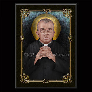 Fr. Dolindo Ruotolo Plaque & Holy Card Gift Set