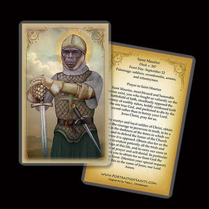 St. Maurice Holy Card