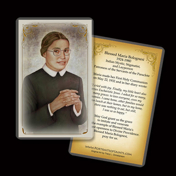 Bl. Maria Bolognesi Holy Card - Portraits of Saints