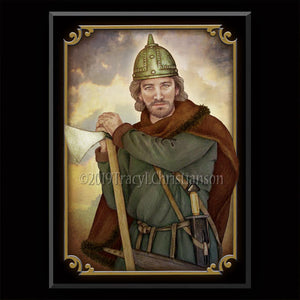 St. Magnus Erlendsson Plaque & Holy Card Gift Set