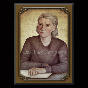 Dorothy Day Plaque & Holy Card Gift Set