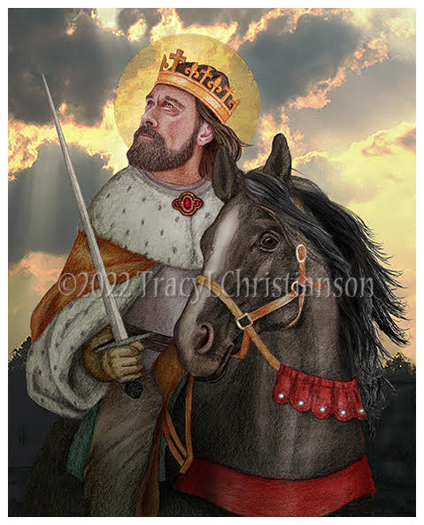 St. Ferdinand III of Castile Print - Portraits of Saints